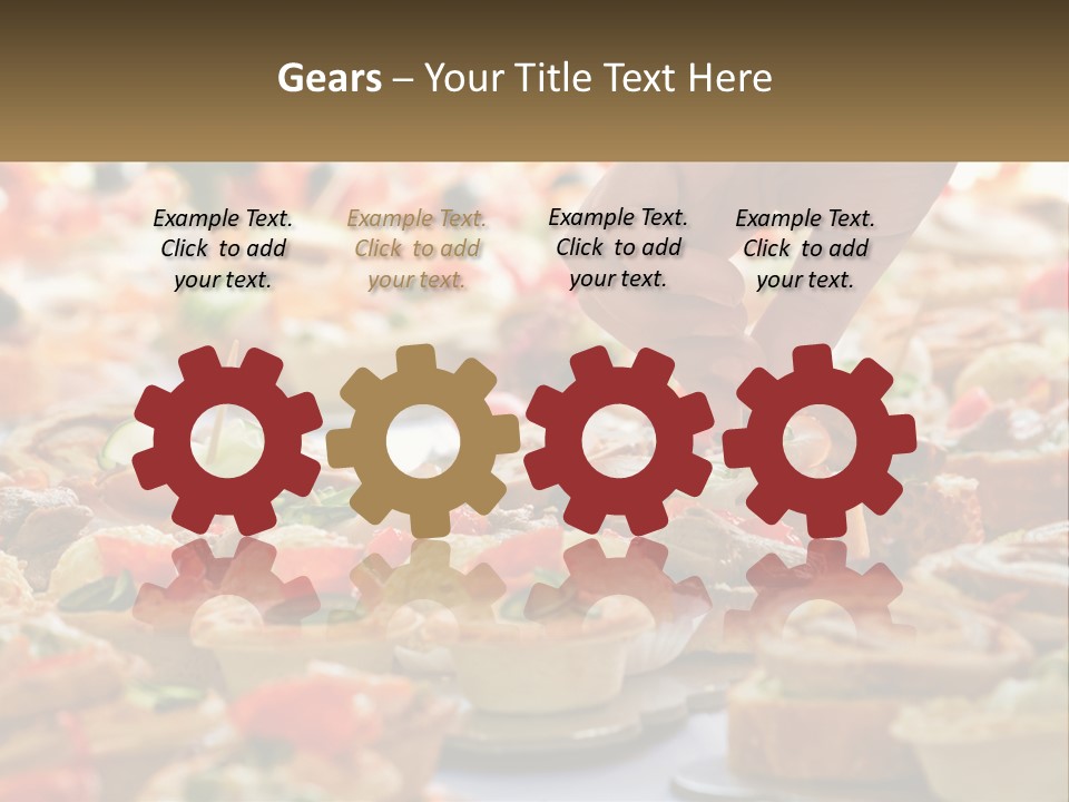 A Person Picking Up A Piece Of Food From A Table PowerPoint Template