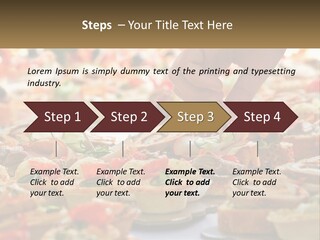 A Person Picking Up A Piece Of Food From A Table PowerPoint Template
