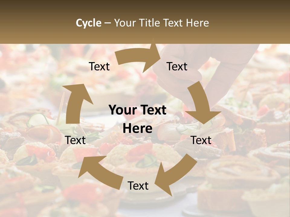 A Person Picking Up A Piece Of Food From A Table PowerPoint Template