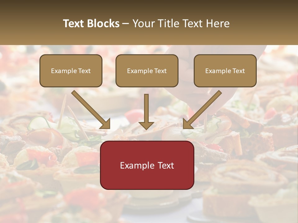 A Person Picking Up A Piece Of Food From A Table PowerPoint Template
