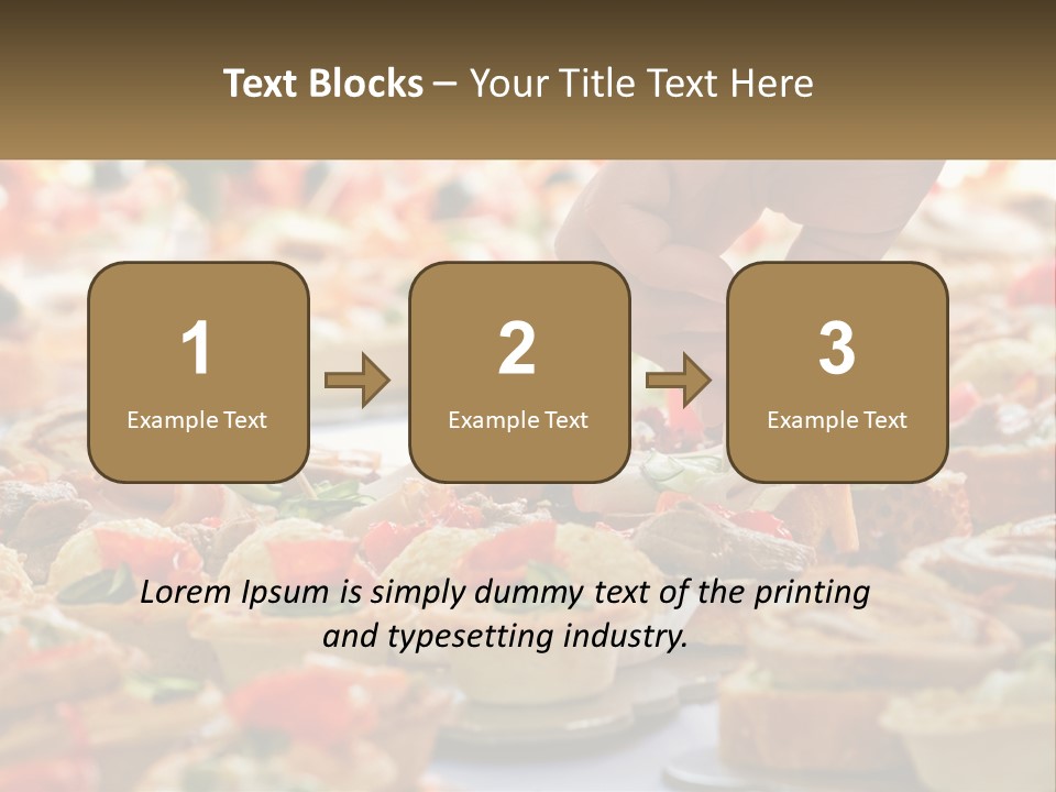 A Person Picking Up A Piece Of Food From A Table PowerPoint Template
