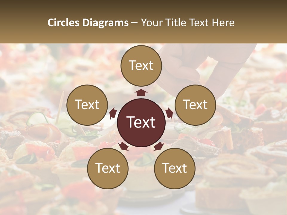 A Person Picking Up A Piece Of Food From A Table PowerPoint Template