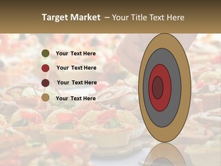 A Person Picking Up A Piece Of Food From A Table PowerPoint Template