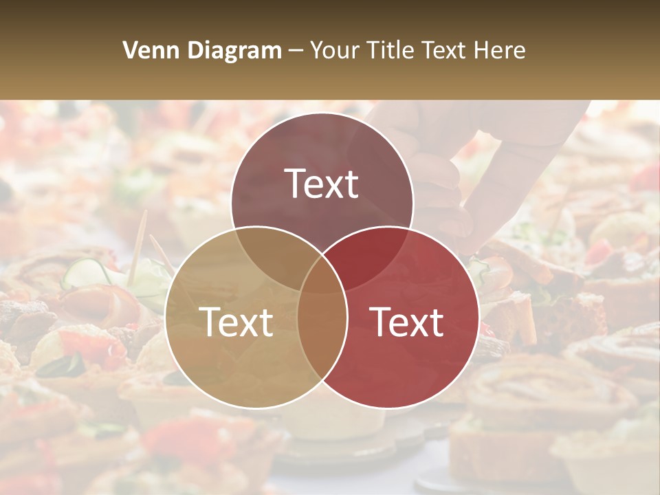 A Person Picking Up A Piece Of Food From A Table PowerPoint Template