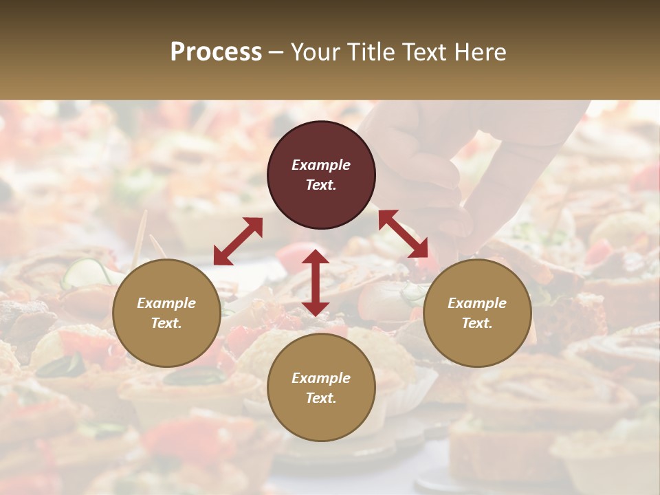 A Person Picking Up A Piece Of Food From A Table PowerPoint Template