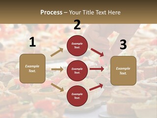 A Person Picking Up A Piece Of Food From A Table PowerPoint Template
