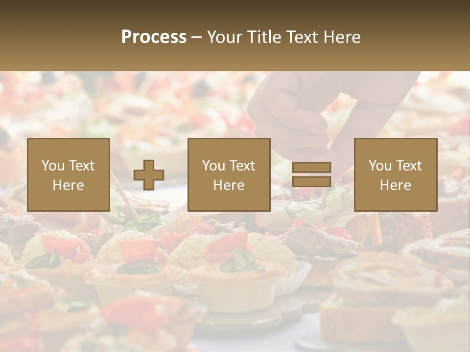 A Person Picking Up A Piece Of Food From A Table PowerPoint Template