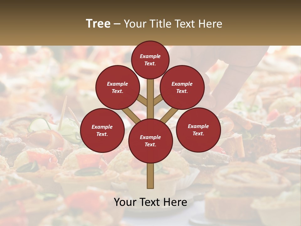 A Person Picking Up A Piece Of Food From A Table PowerPoint Template