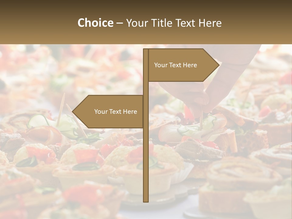 A Person Picking Up A Piece Of Food From A Table PowerPoint Template
