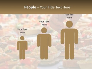 A Person Picking Up A Piece Of Food From A Table PowerPoint Template