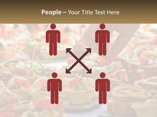 A Person Picking Up A Piece Of Food From A Table PowerPoint Template