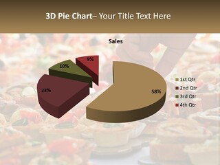 A Person Picking Up A Piece Of Food From A Table PowerPoint Template