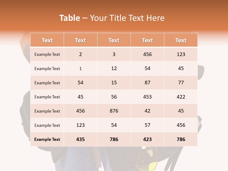A Man Holding A Tool Belt With Tools In It PowerPoint Template
