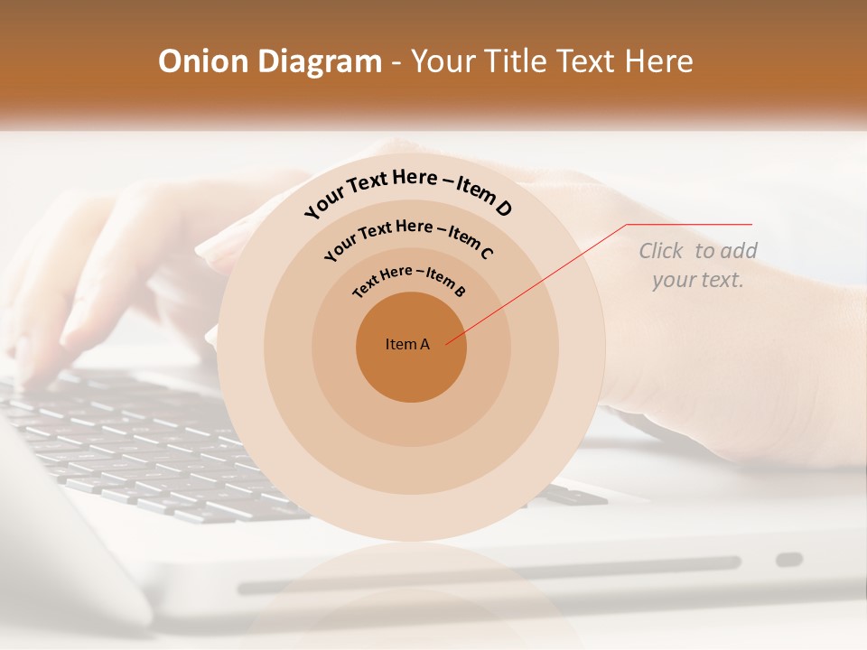 A Person Typing On A Laptop Computer PowerPoint Template