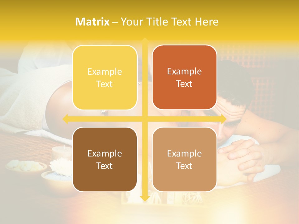 A Man Getting A Back Massage At A Spa PowerPoint Template