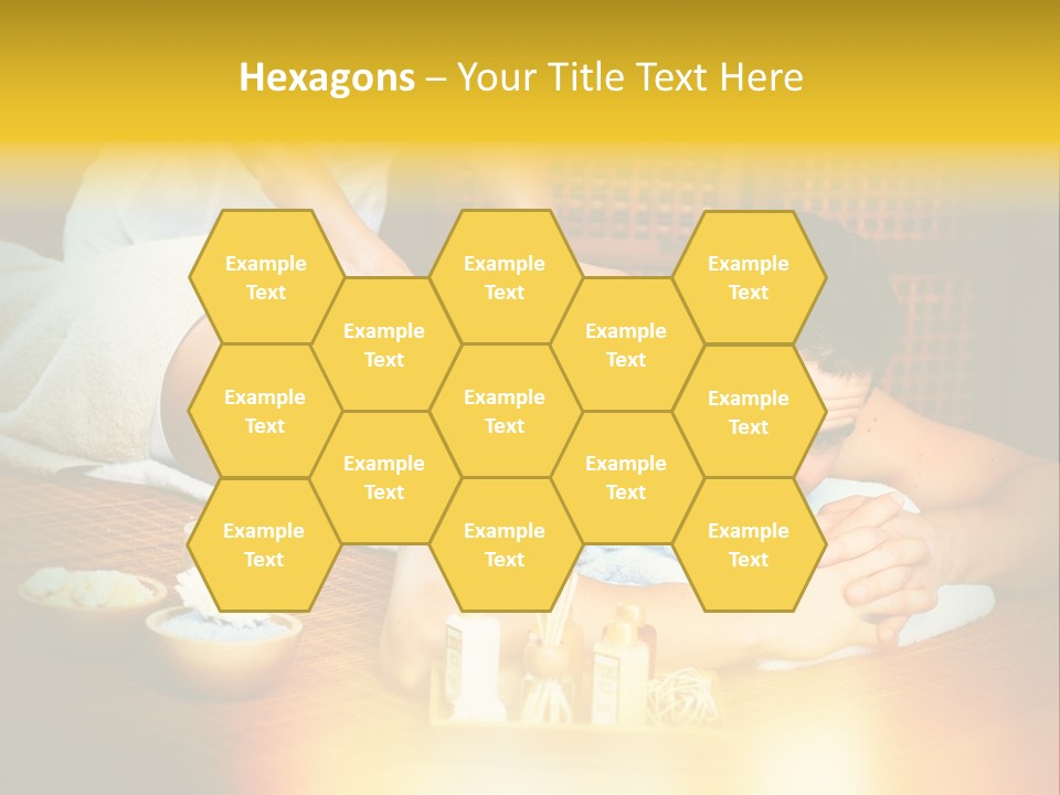 A Man Getting A Back Massage At A Spa PowerPoint Template