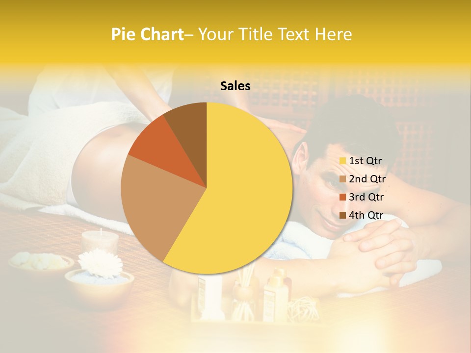 A Man Getting A Back Massage At A Spa PowerPoint Template