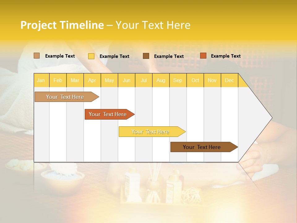 A Man Getting A Back Massage At A Spa PowerPoint Template