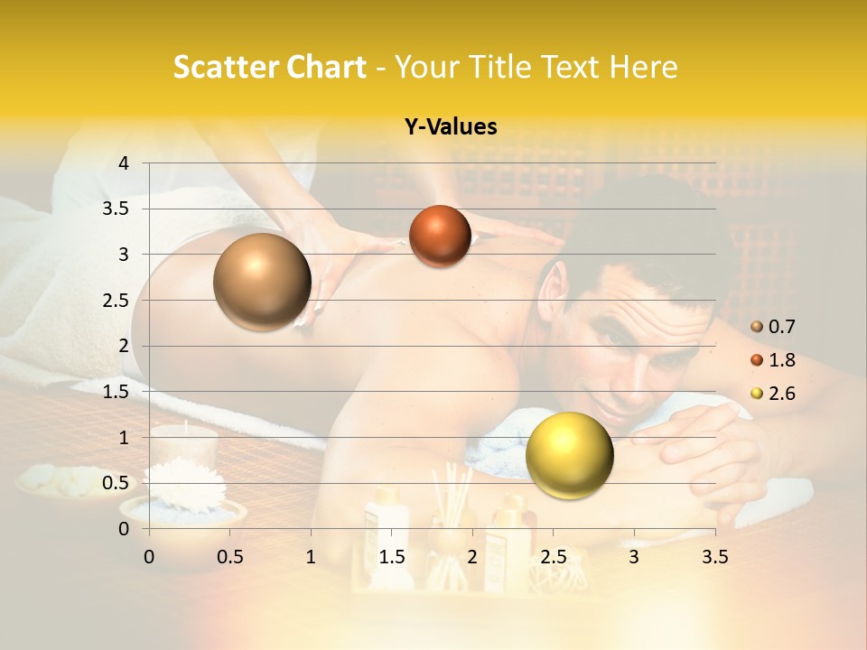 A Man Getting A Back Massage At A Spa PowerPoint Template