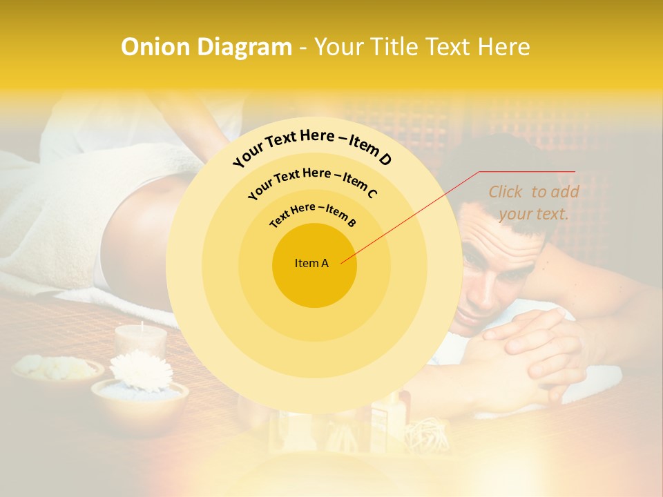 A Man Getting A Back Massage At A Spa PowerPoint Template