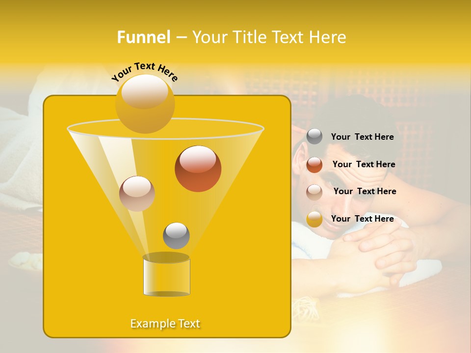 A Man Getting A Back Massage At A Spa PowerPoint Template