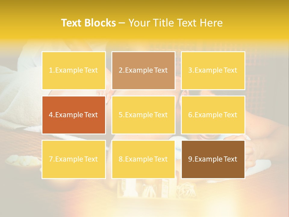 A Man Getting A Back Massage At A Spa PowerPoint Template