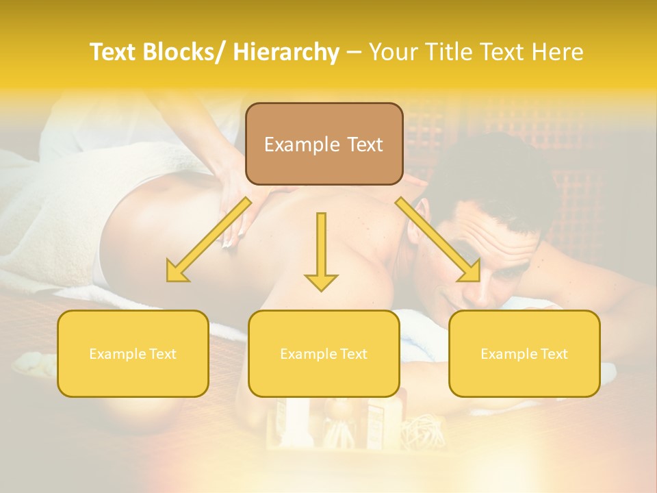 A Man Getting A Back Massage At A Spa PowerPoint Template