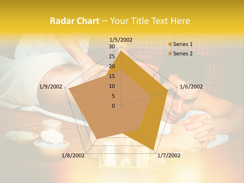A Man Getting A Back Massage At A Spa PowerPoint Template