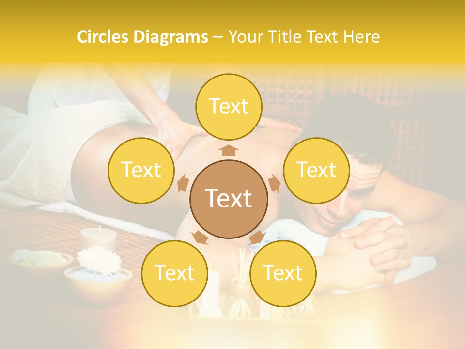 A Man Getting A Back Massage At A Spa PowerPoint Template