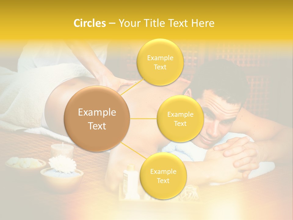 A Man Getting A Back Massage At A Spa PowerPoint Template
