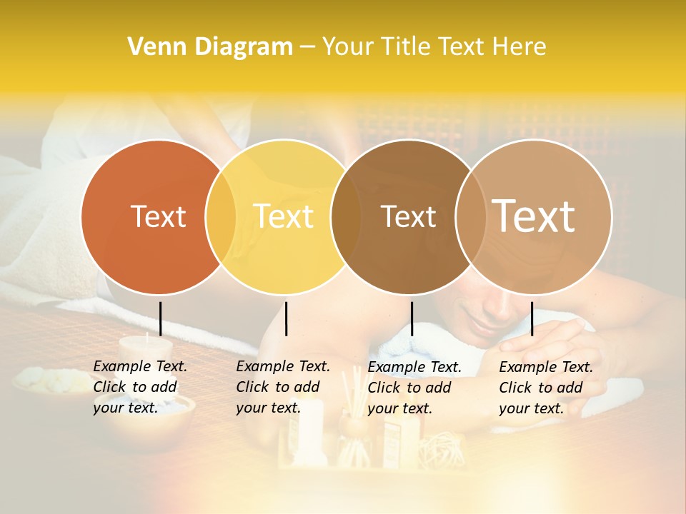 A Man Getting A Back Massage At A Spa PowerPoint Template