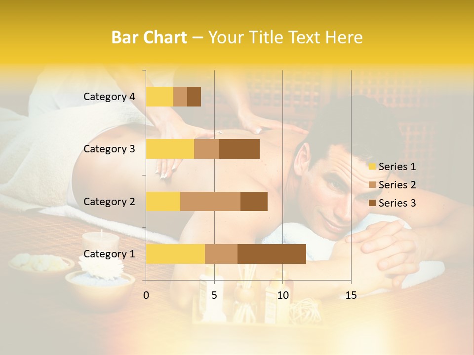A Man Getting A Back Massage At A Spa PowerPoint Template