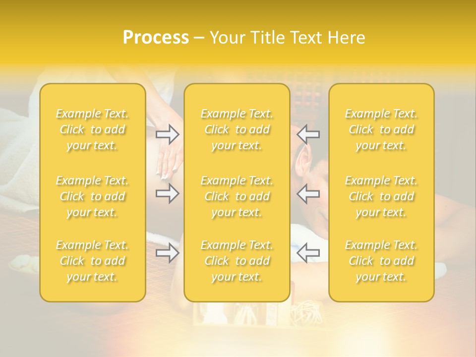 A Man Getting A Back Massage At A Spa PowerPoint Template