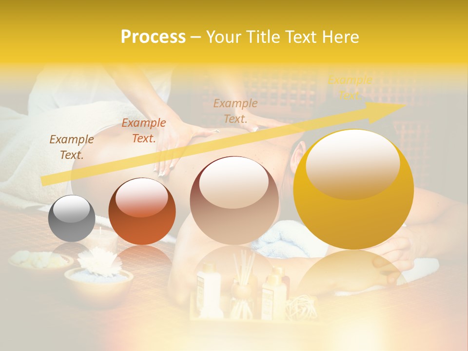 A Man Getting A Back Massage At A Spa PowerPoint Template