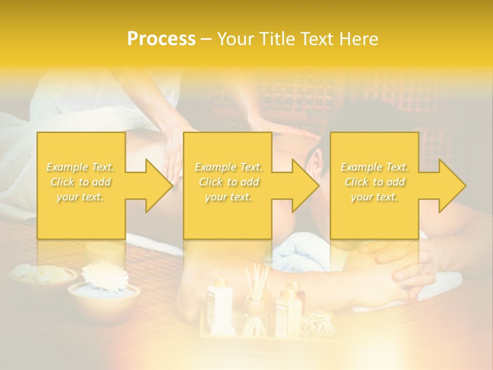 A Man Getting A Back Massage At A Spa PowerPoint Template