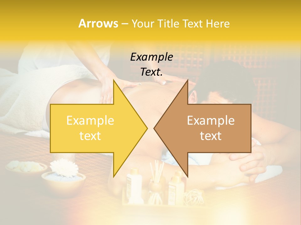 A Man Getting A Back Massage At A Spa PowerPoint Template