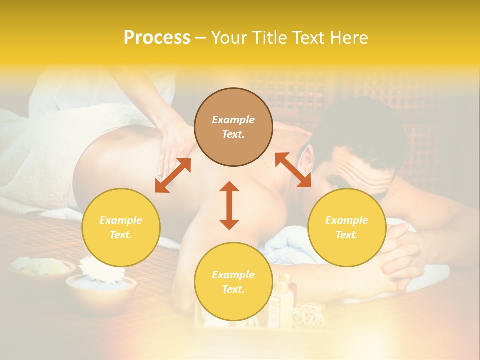 A Man Getting A Back Massage At A Spa PowerPoint Template