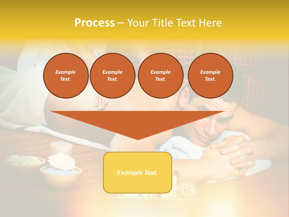 A Man Getting A Back Massage At A Spa PowerPoint Template