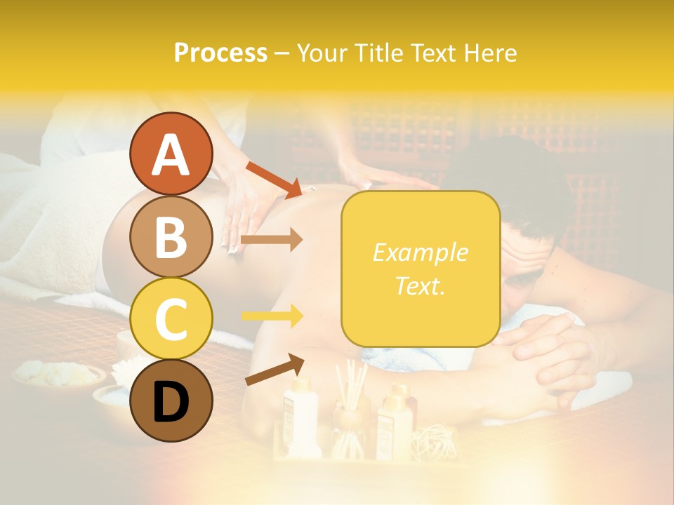 A Man Getting A Back Massage At A Spa PowerPoint Template