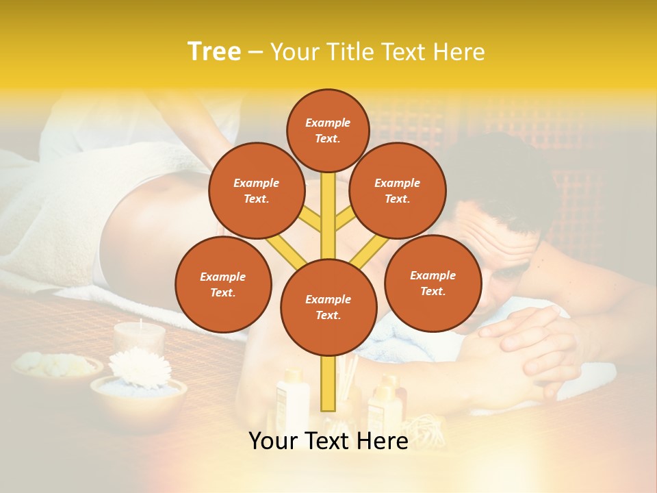 A Man Getting A Back Massage At A Spa PowerPoint Template