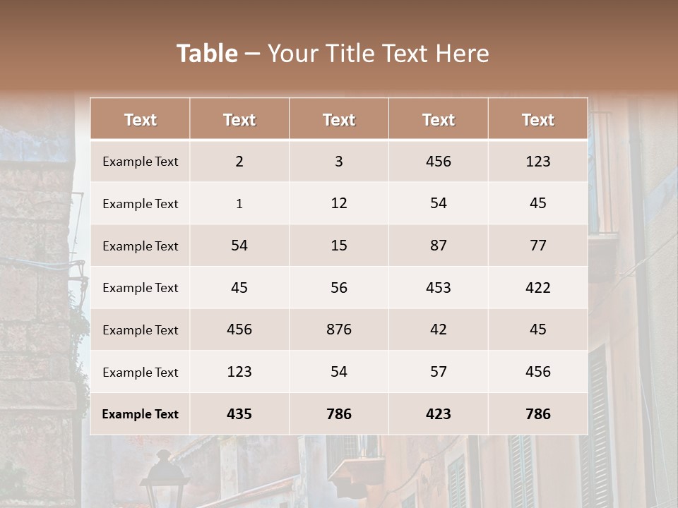 A Building With A Dome In The Middle Of It PowerPoint Template