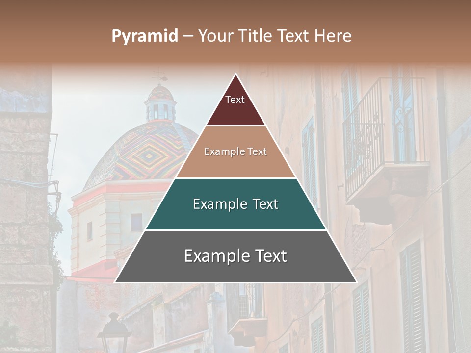 A Building With A Dome In The Middle Of It PowerPoint Template