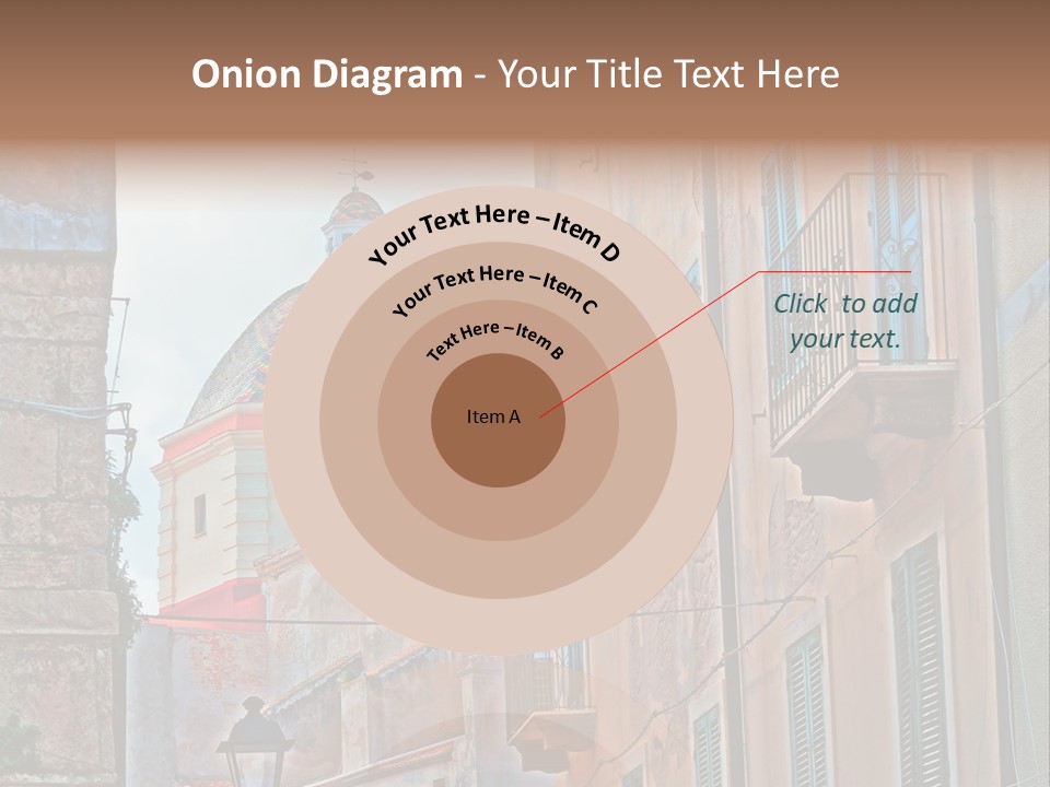 A Building With A Dome In The Middle Of It PowerPoint Template