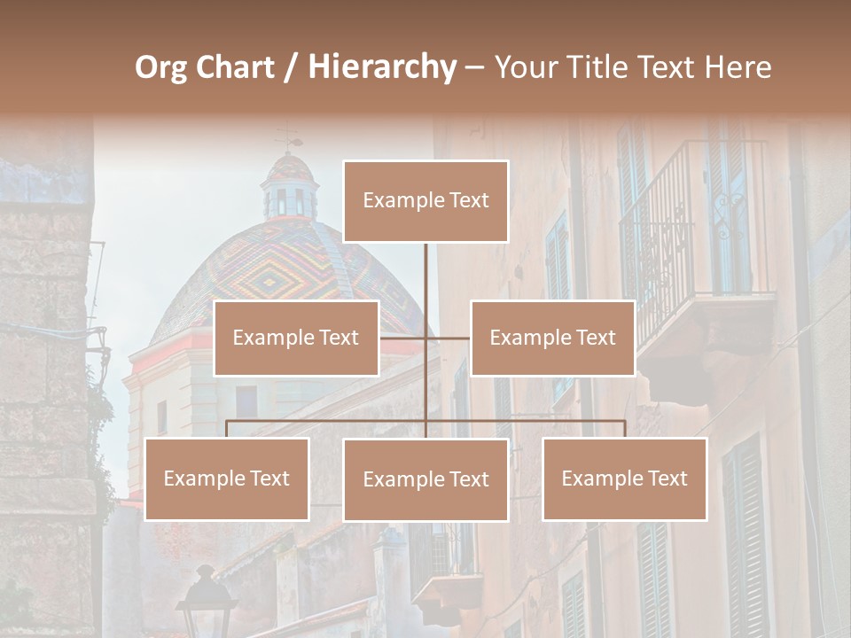 A Building With A Dome In The Middle Of It PowerPoint Template