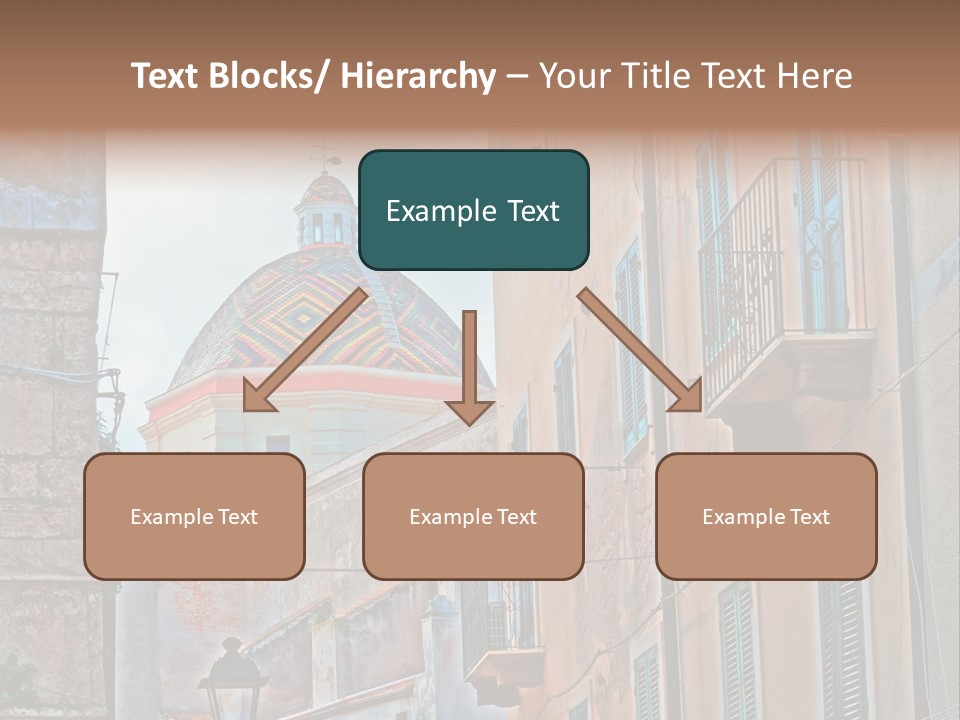 A Building With A Dome In The Middle Of It PowerPoint Template