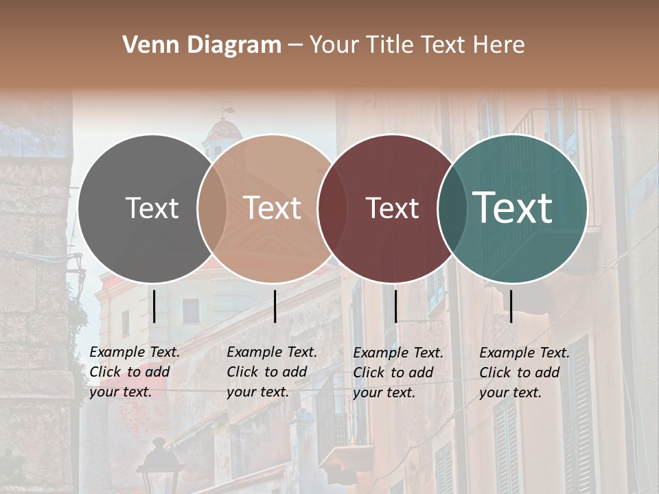 A Building With A Dome In The Middle Of It PowerPoint Template