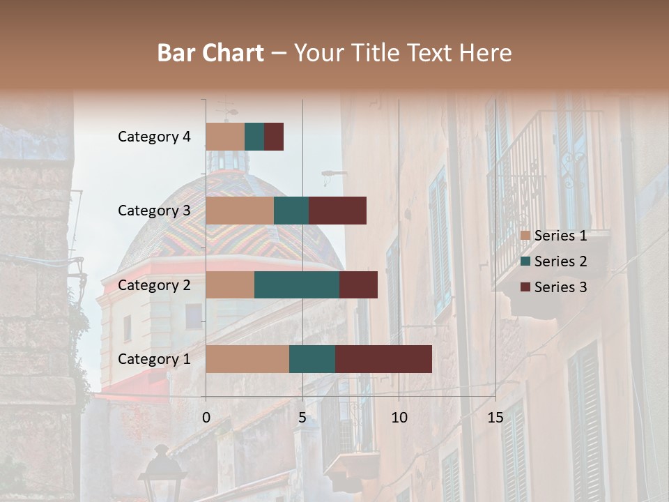 A Building With A Dome In The Middle Of It PowerPoint Template