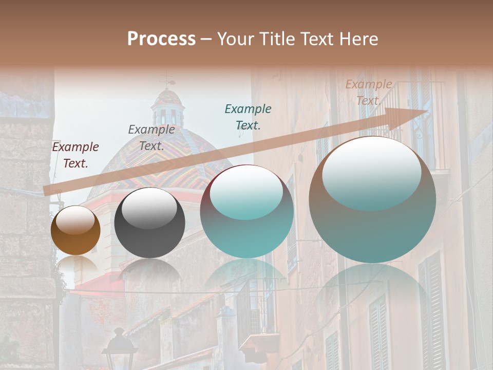 A Building With A Dome In The Middle Of It PowerPoint Template