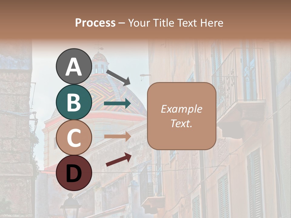 A Building With A Dome In The Middle Of It PowerPoint Template