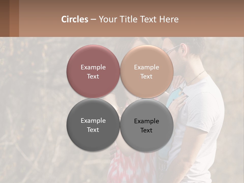 A Man And A Woman Standing Next To Each Other PowerPoint Template